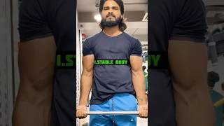 Bicep Workout Telugu😱  How to big biceps Telugu gym biceps bicepsworkout motivation Telugu [upl. by Deuno876]