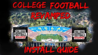 College Football Revamped Installation guide [upl. by Lasiaf]