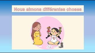 Nous aimons différentes choses  Livre Audio Gratuit  Livre enfants [upl. by Tingley]