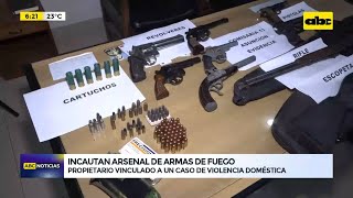 Lo excluyeron del hogar quiso retirar sus pertenencias pero no avisó que tenía todo un arsenal [upl. by Amihc135]