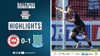 Match Highlights I Larne 01 Ballymena United [upl. by Shaun]