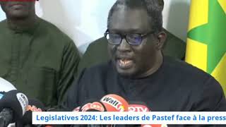 Législatives 2024  Pastef les patriotes face à la presse [upl. by Natka]