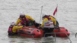 Clacton RNLI DClass Inshore Lifeboat Launch 16th Nov 2024 [upl. by Anoet]