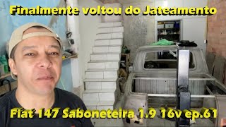 Finalmente a pick up voltou  Projeto Fiat 147 Saboneteira 19 16v ep61 [upl. by Ytak]