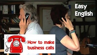 Easy English  business telephoning key phrases [upl. by Ghassan840]