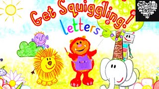 GET SQUIGGLING LETTERS abc song fun alphabet CBEEBIES [upl. by Siurtemed]