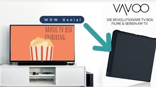 VAVOO TV5Günstiger Unboxing Besser als KODi Beste Android Box [upl. by Shugart]