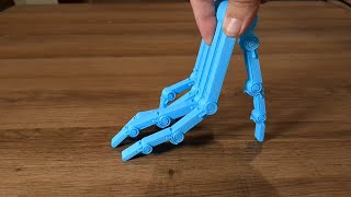 Hando the 3D Printed Robotic Hand With No Screws—One Piece No Assembly [upl. by Manolo]