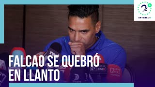 La razón por la que Falcao García se quebró en la rueda de prensa [upl. by Ez202]