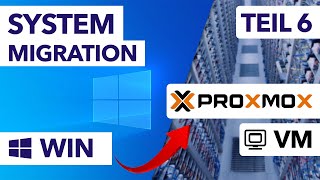 Windows Server zu Proxmox VM migrieren  einfachster Weg Teil 6 [upl. by Aynnek]