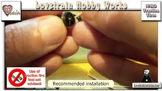 NHO Traction Tires Recommended Installation How to The Lovetrain Hobby Works [upl. by Narba363]