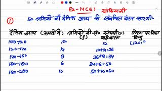 statistics  Math Class 10  Ex14 E Ques 1l Dr Manohar Rey  NCERT [upl. by Anirbak]