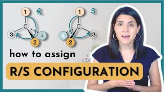 How to assign R and S configuration using the Cahn Ingold Prelog priority rules  stereochemistry [upl. by Edijabab936]