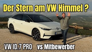 VW ID7 Pro im ersten Test  Was kann die ElektroLimousine von VW und wer sind die Wettbewerber [upl. by Nairred]