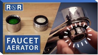 How to Replace a Faucet Aerator  Repair and Replace [upl. by Kali152]