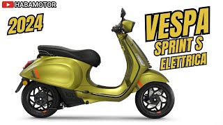 2024 Vespa Sprint S Elettrica  Where Art Meets Technologyquot [upl. by Ppik]