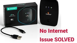 Coconut  Tukzer WiFi Hotspot Connected no Internet Issue  SOLVED [upl. by Eetnuahs]