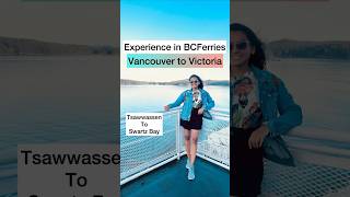 BC Ferries experience  Vancouver to Victoria in Ferry  British Columbia  LoveEatExplore [upl. by Codd683]