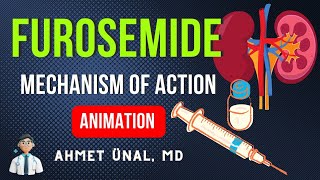 🎬 FUROSEMIDE SITE OF EFFECT AND MECHANISM OF ACTION  ANIMATION [upl. by Ndnarb529]