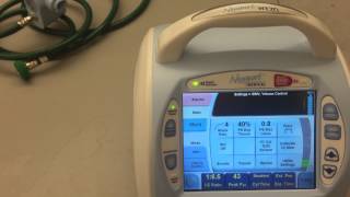 Basic adult ventilator setup with the Newport HT 70 [upl. by Zenger]