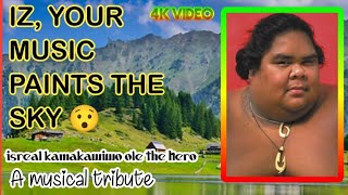 Remembering Israel Kamakawiwoole A Musical Tribute to the Skys Palette official music video [upl. by Rolan]