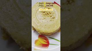 Mango Bhapa Doi with just 3 Simple Ingredients No Oven No Eggs Quick Steamed Indian Mithai shorts [upl. by Atteuqahs47]