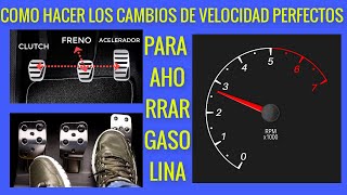 cambios de velocidad perfectos aprende a conducir [upl. by Eamaj473]