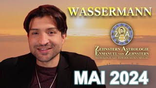 WASSERMANN MONATSHOROSKOP MAI 2024  ZEHNSTERN ASTROLOGIE [upl. by Siegel227]