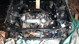 95 accord radiator support install pt 2 [upl. by Hereld38]