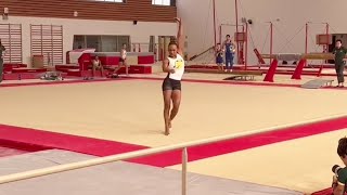 Rebeca Andrade 🇧🇷  PreOlympic Training on Floor  Troyes  July 2024 [upl. by Zakaria]