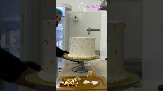 Cream cake decoration shortvideo cake foryou trending omarchef [upl. by Agneta106]