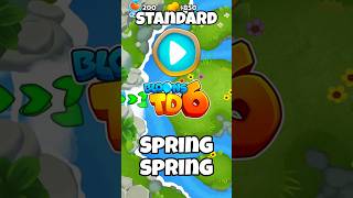 Bloons TD 6  Spring Spring  Easy  Standard gameguide btd6 walkthrough gametutorial [upl. by Eldwin]