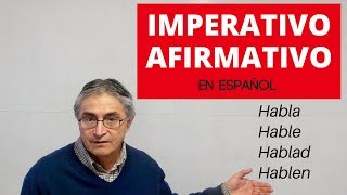 El imperativo afirmativo en español [upl. by Nairbo466]