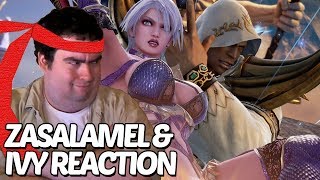 Floes reaction to Ivy amp Zasalamel Reveal Trailers Soul Calibur 6 [upl. by Polash]