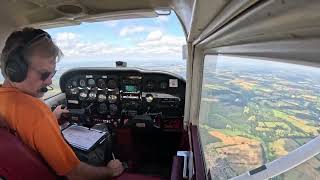 Cessna 172  Time Lapse  4K  Halfpenny Green [upl. by Enitselec]