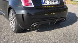 Abarth 500 bombardone 20  downpipe exhaust sound [upl. by Stacy]