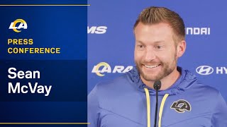 Sean McVay Gives Injury Updates Ahead Of Lions Matchup Bill Belichick amp Nick Sabans Impact On Him [upl. by Nilauqcaj]