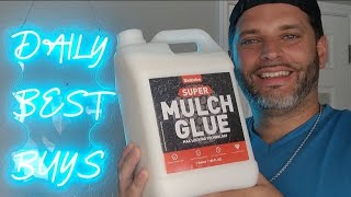 Ultimate Mulch Glue for Landscaping  Review and Applying the Glue [upl. by Dubenko]