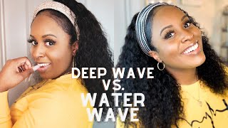 AMAZON WIG BATTLE 2 🔥 DEEP WAVE VS WATER WAVE  GIVEAWAY  Ft Wenyu Wigs DETAILED [upl. by Orv]