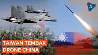 Tegas Taiwan Tembak Jatuh Drone China [upl. by Vani914]