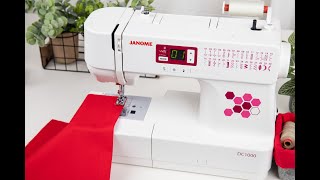 JANOME DC1000 5mm LS Computerised Sewing Machine [upl. by Sheryl]