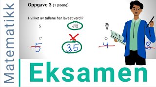 Eksamen 2020  10 Klasse  Matematikk  Oppgave 3 [upl. by Nnaycart]