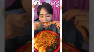 ASMR Super spicy food Eating challenge 10 🥵🥵 food shorts yummy mukbang [upl. by Oalsecnew665]