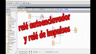 RELÉ AUTOENCLAVADOR RS Y RELÉ DE IMPULSOS PASO A PASO DIAGRAMA DE FUNCIONESLOGO8 DE SIEMENS [upl. by Rector323]