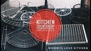 Kitchen countertop organization  How to create more space on kitchen countertop [upl. by Affra953]