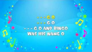 B I N G O  Sing A Long  Bingo  Clapping Song  Nursery Rhyme  KiddieOK [upl. by Retsub]