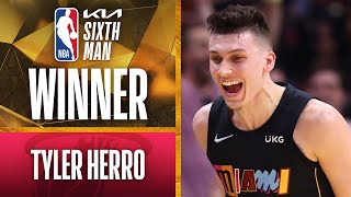 Tyler Herro Wins KiaSixth Man of the Year  202122 Season Highlights [upl. by Alletneuq]