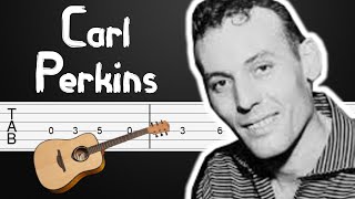 Matchbox  Carl Perkins Guitar Tutorial Guitar Tabs Guitar Lesson [upl. by Tempa]