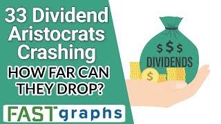 33 Dividend Aristocrats Crashing How Far Can They Drop  FAST Graphs [upl. by Cale783]