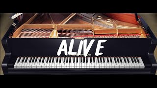 Krewella  Alive Acoustic Full Solo Piano New HD Audio 2021 Cover [upl. by Hailed]